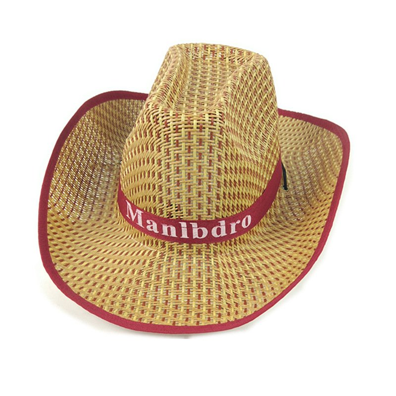 Unisex Wide Brim Straw Cowboy Hat | Outdoor Summer Travel Sunshade Beach Hat 10811326632 1775399150
