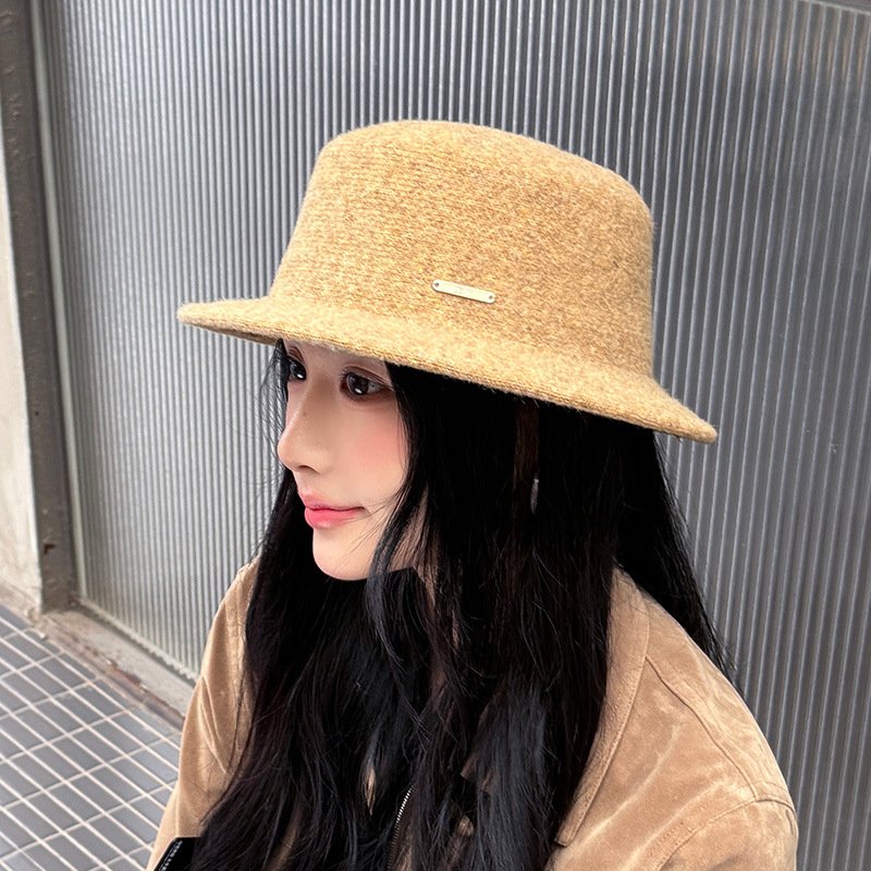 Women's Woolen Flat-Top Hepburn Hat | French Socialite High-End Evening Dress Cap O1CN011RMUDANkSmL1chua 2213216845805 0 Cib