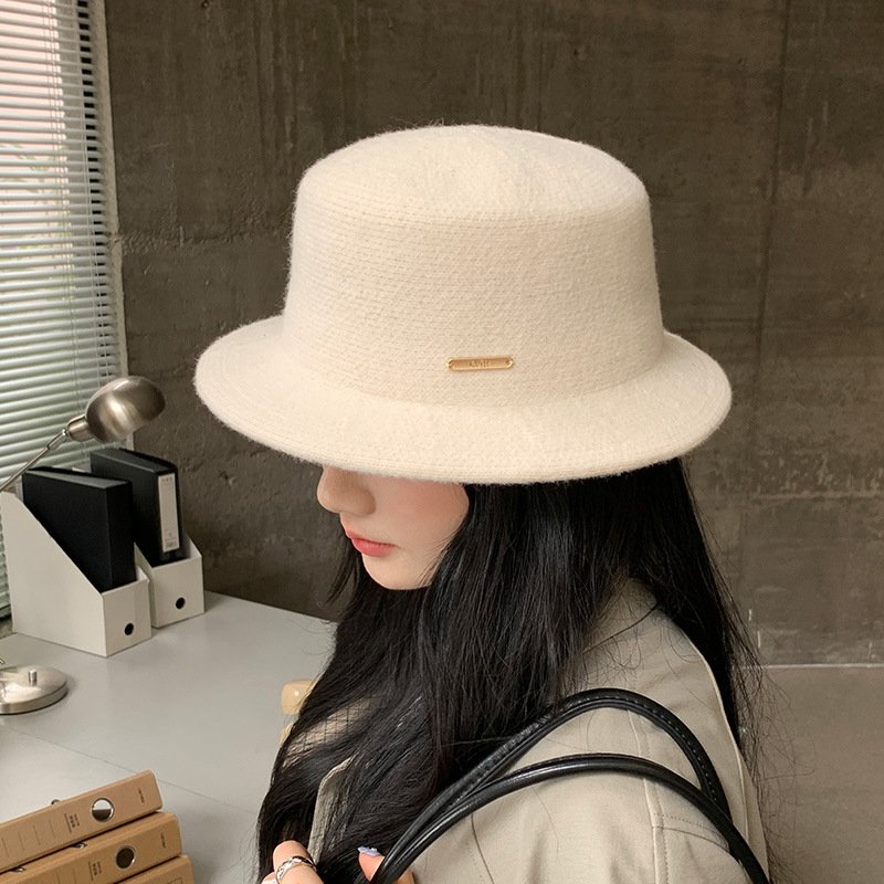 Women's Woolen Flat-Top Hepburn Hat | French Socialite High-End Evening Dress Cap O1CN01C79Zr4rB8mF1chua 2213216845805 0 Cib