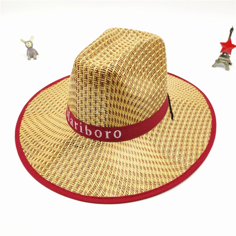Unisex Wide Brim Straw Cowboy Hat | Outdoor Summer Travel Sunshade Beach Hat O1CN01CYBEkX2ABAZgN19T6 3447598164 0 Cib