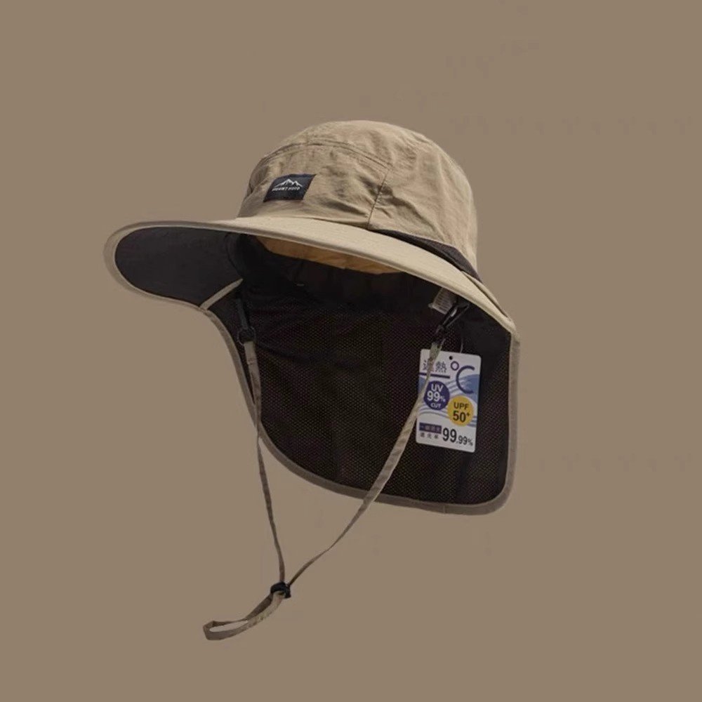 Outdoor UV Sun Protection Fisherman Hat with Neck Flap | Parent-Child Summer Camping & Hiking Sunshade Bucket Cap O1CN01Ew4qDx1q2CS152CDj 2215489935437 0 Cib