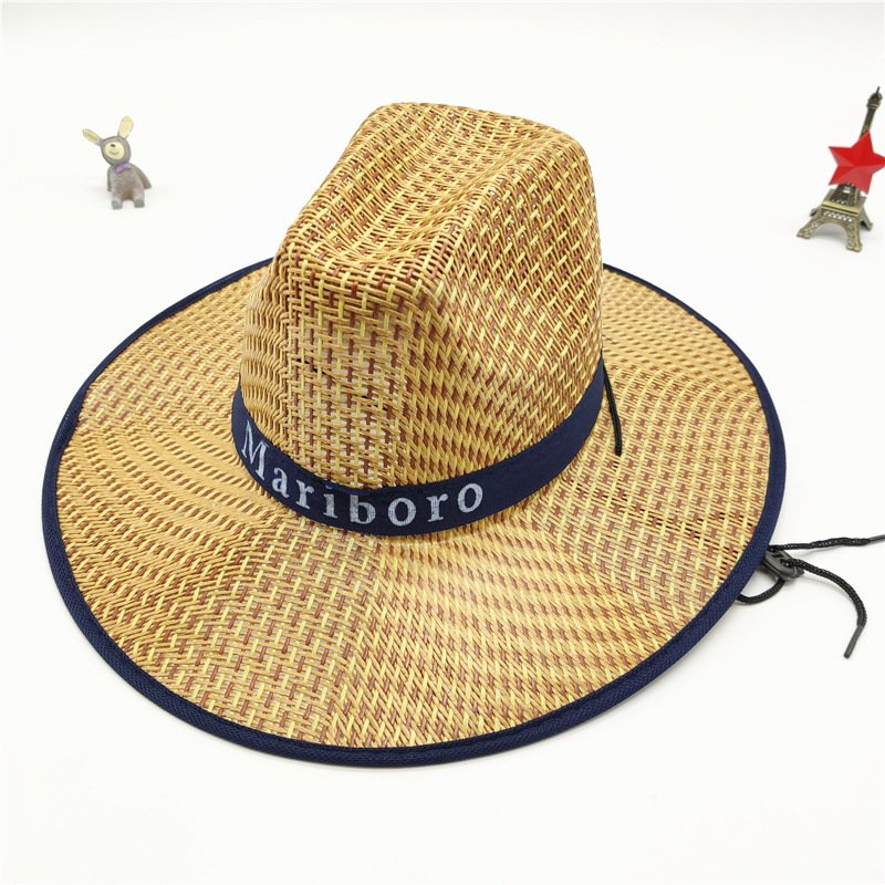 Unisex Wide Brim Straw Cowboy Hat | Outdoor Summer Travel Sunshade Beach Hat O1CN01LeL4V82ABAZg3mlmh 3447598164 0 Cib