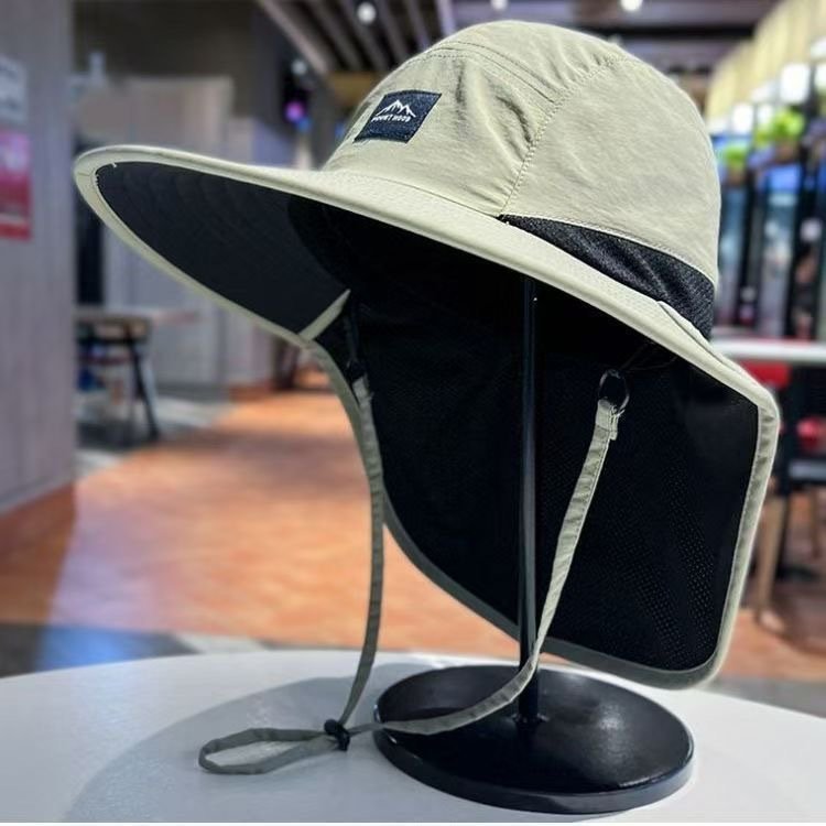 Outdoor UV Sun Protection Fisherman Hat with Neck Flap | Parent-Child Summer Camping & Hiking Sunshade Bucket Cap O1CN01RgvNdR1q2CSoDz5yG 2215489935437 0 Cib