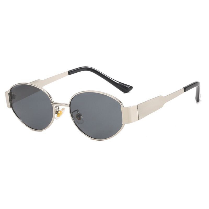 2026 Hong Kong Style Retro Oval Metal Sunglasses | High-End Small Frame Old Money Aesthetic Sun Glasses O1CN01aXDggi28sYq4Ja7An 2219006967988 0 Cib