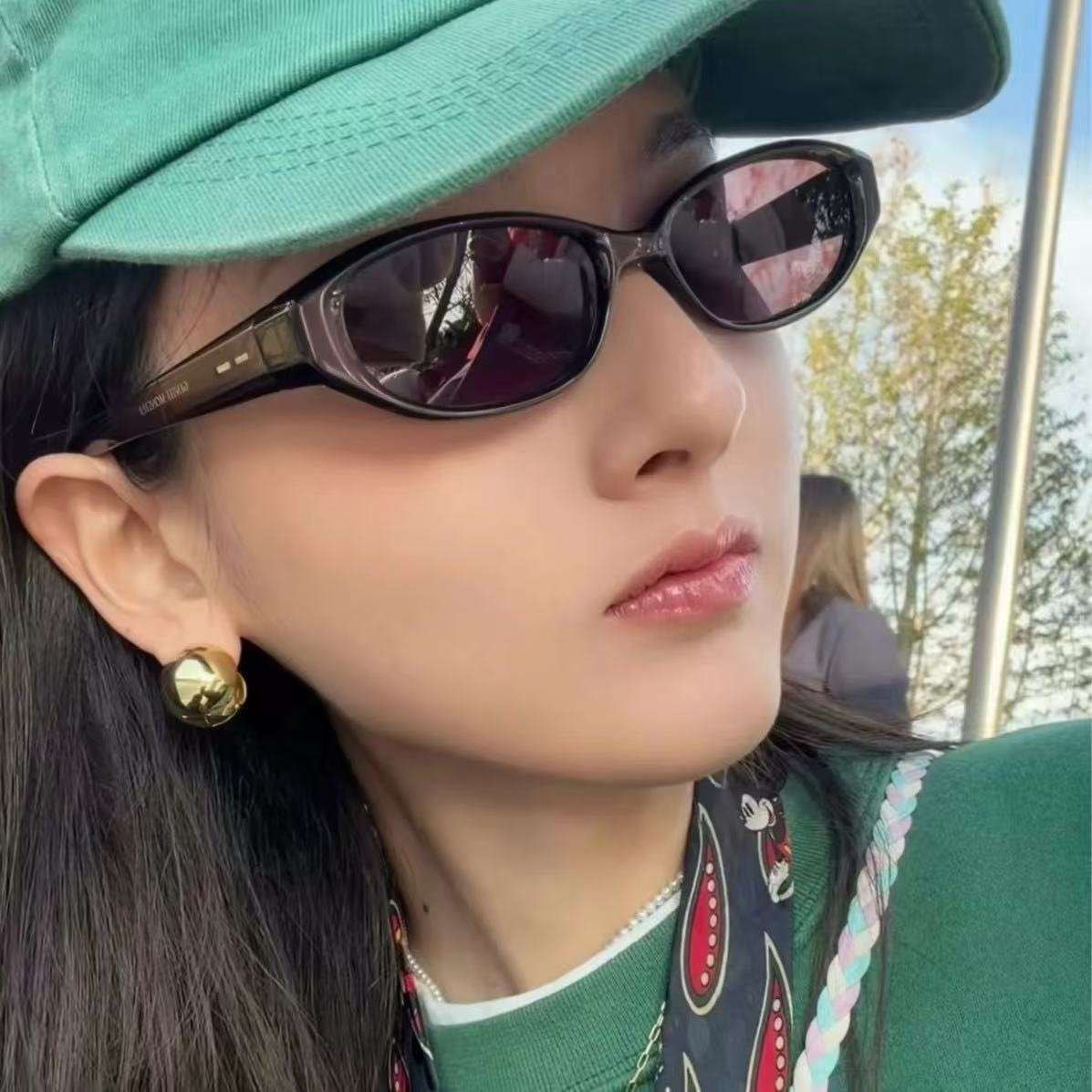 Korean GM-Style Monica Cat-Eye Sunglasses | High-End UV400 Sun Protection Eyewear for Women O1CN01cv88EExE4kI2QgSA 2222826772134 0 Cib