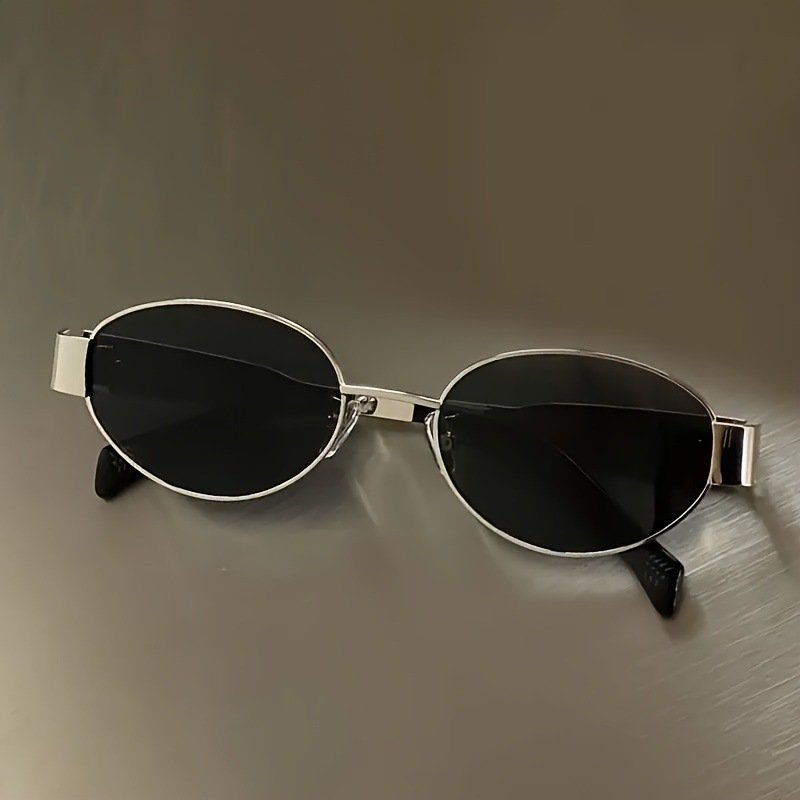 2026 Hong Kong Style Retro Oval Metal Sunglasses | High-End Small Frame Old Money Aesthetic Sun Glasses O1CN01dpeU1j28sYq5ONAji 2219006967988 0 Cib