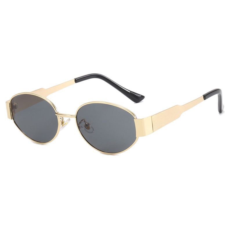 2026 Hong Kong Style Retro Oval Metal Sunglasses | High-End Small Frame Old Money Aesthetic Sun Glasses O1CN01dzwCDn28sYq67NQsw 2219006967988 0 Cib