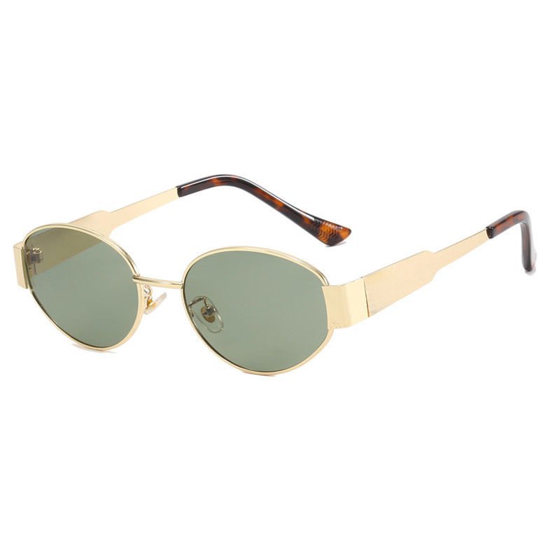 2026 Hong Kong Style Retro Oval Metal Sunglasses | High-End Small Frame Old Money Aesthetic Sun Glasses O1CN01qRUylU28sYq57b3t8 2219006967988 0 Cib