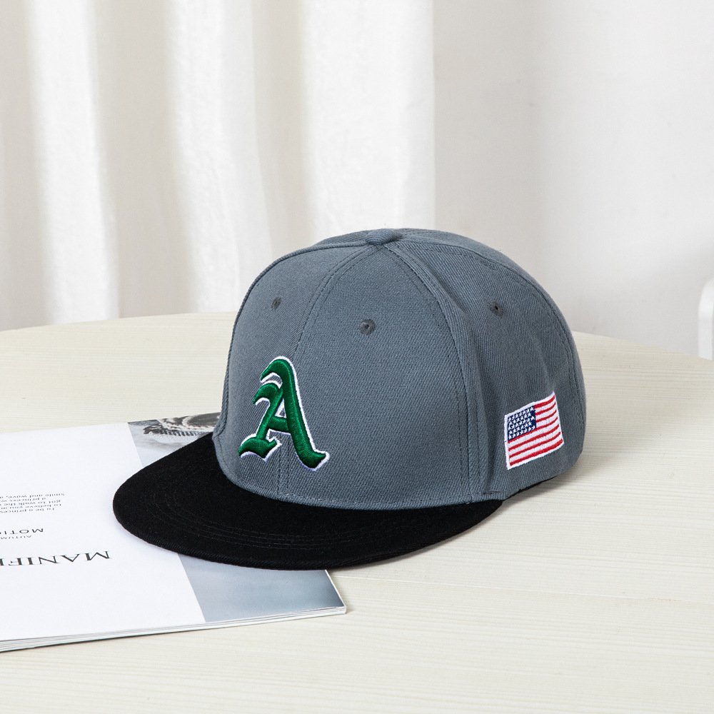 Unisex Two-Tone Hip-Hop Flat-Brim Baseball Cap | 3D Letter Embroidered Snapback Sunshade Hat O1CN01r78eeE21XIwz1jNfq 2201282016994 0 Cib