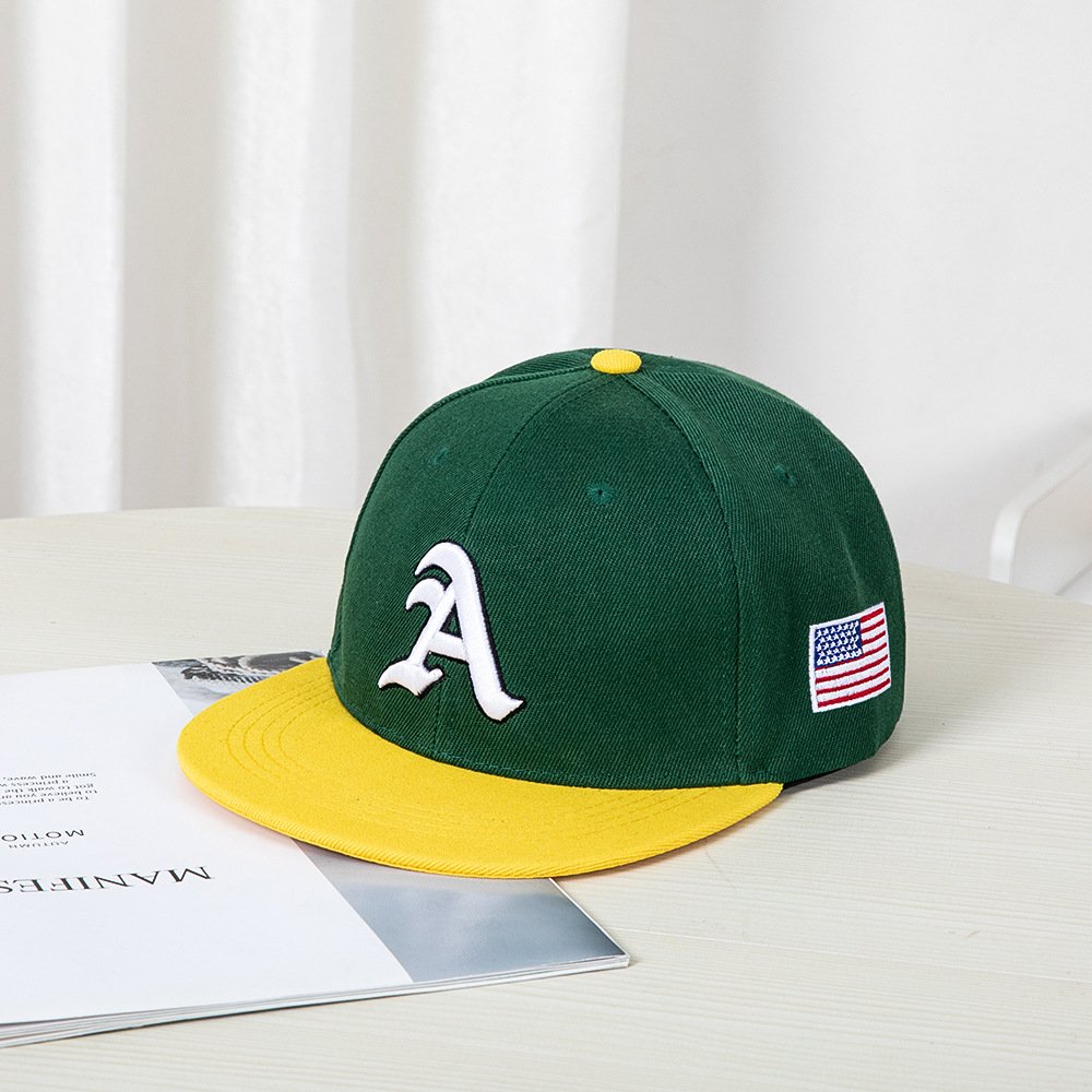 Unisex Two-Tone Hip-Hop Flat-Brim Baseball Cap | 3D Letter Embroidered Snapback Sunshade Hat O1CN01sCVezX21XIwqYdSrG 2201282016994 0 Cib