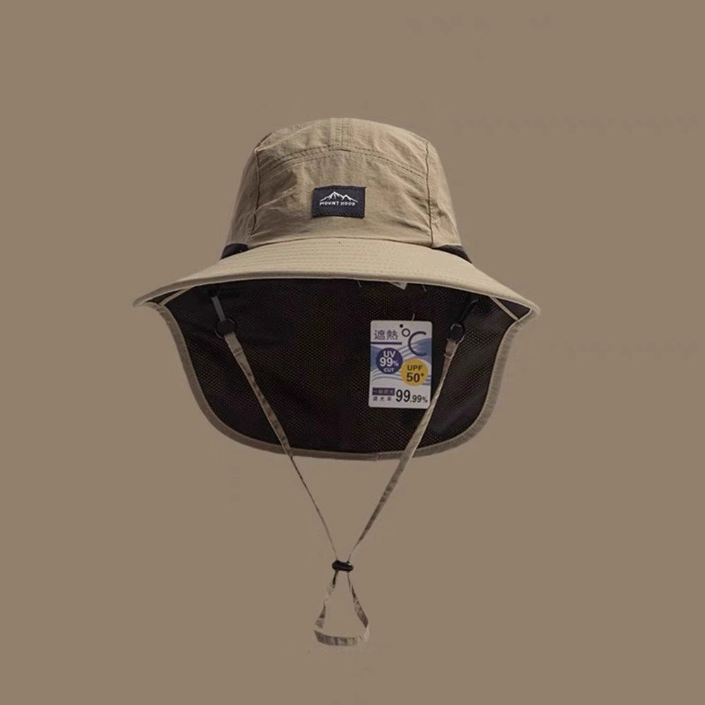 Outdoor UV Sun Protection Fisherman Hat with Neck Flap | Parent-Child Summer Camping & Hiking Sunshade Bucket Cap O1CN01yzMyx11q2CS1538ON 2215489935437 0 Cib